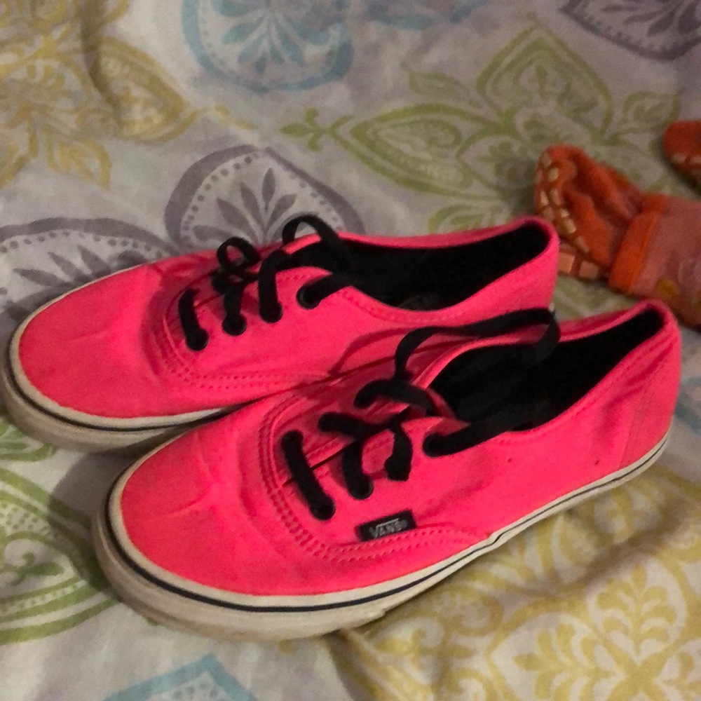 Hot pink Vans